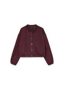 V&eacute;ro Moda Vero Moda Strickjacke &raquo;VMJANNI LS BOMBER JRS GA&laquo; rot, Gr&ouml;&szlig;e L (40)