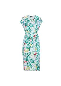 GOLDNER Sommerkleid &raquo;Kurzgr&ouml;&szlig;e Gr&uuml;nes Midikleid mit floralem Muster&laquo; gr&uuml;n, Gr&ouml;&szlig;e 21