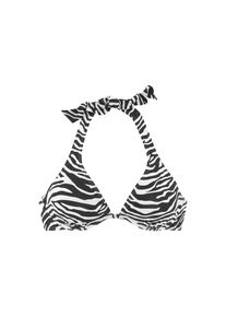 Venice Beach B&uuml;gel-Bikini-Top &raquo;Fjella&laquo; in zweifarbiger Animal-Optik schwarz-wei&szlig;, Gr&ouml;&szlig;e 40