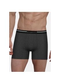 Bugatti Lange Unterhose &raquo;Neapel&laquo; 2er Pack, bequem, lang, eng, atmungsaktiv, Baumwollmix, elastisch, basic schwarz, Gr&ouml;&szlig;e 5M