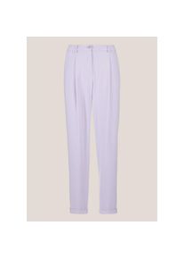 Madeleine Mode MADELEINE Bundfaltenhose &raquo;Hose Bundfaltenhose mit Saumaufschlag&laquo; lila, Gr&ouml;&szlig;e 40