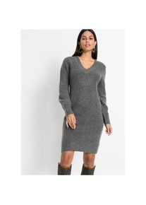 bonprix Strickkleid &raquo;Strickkleid&laquo; Strickkleid grau, Gr&ouml;&szlig;e 32/34 (XS)