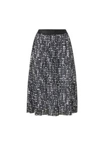 GOLDNER A-Linien-Rock &raquo;Weiter Druckrock mit Rundumgummibund&laquo; schwarz, Gr&ouml;&szlig;e 38