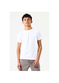 Garcia T-Shirt f&uuml;r Kids, mit Stretch wei&szlig;, Gr&ouml;&szlig;e 128/134