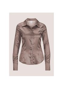 Madeleine Mode MADELEINE Hemdbluse &raquo;Bluse Hemdbluse mit gl&auml;nzendem Finish&laquo; rosa, Gr&ouml;&szlig;e 46