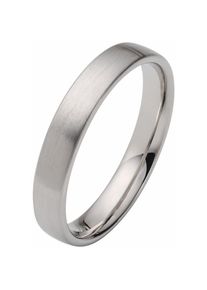 Firetti Trauring &raquo;Schmuck Geschenk Hochzeit Ehering "LIEBE"&laquo; Made in Germany, wahlweise mit oder ohne Brillanten silberfarben, Gr&ouml;&szlig;e 19