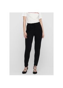 Only Jogger Pants &raquo;ONLPOPTRASH &ndash; Joggerhose mit Tunnelzugbund und Stretch&laquo; casual, Milano Rib, regular fit, Viskosemischung schwarz, Gr&ouml;&szlig;e L (40)