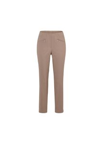 GOLDNER 7/8-Hose &raquo;Stretchhose LOUISA, dehnbar & mit Taschen&laquo; beige, Gr&ouml;&szlig;e 42