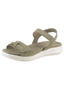 Legero Sandale &raquo;ELLA&laquo; , Plateausandale, Komfortschuh mit praktischen Klettverschl&uuml;ssen gr&uuml;n, Gr&ouml;&szlig;e 40