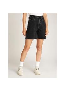Calvin Klein Jeans Bermudas &raquo;BERMUDA SHORT&laquo; mit Fransensaum schwarz, Gr&ouml;&szlig;e 26