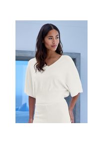 Copenhagen Studios Fledermausshirt aus hochwertiger, feiner Rippe, Loungewear