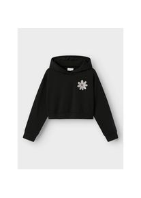 name it Kapuzensweatshirt &raquo;NKFKORY LS CROP BOXY SWE WH BRU PS NOOS&laquo; schwarz, Gr&ouml;&szlig;e 146/152