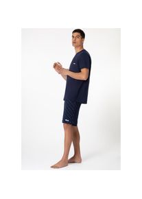 Fila Shorty &raquo;MAN JERSEY PYJAMAS&laquo; 2 tlg. Hose gepunktet mit Gummizug, Shirt mit Rundhalsausschnitt blau, Gr&ouml;&szlig;e XXL