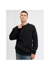 Jack & Jones Jack & Jones Rundhalspullover &raquo;JJKAITO KNIT CREW NECK BF&laquo; schwarz, Gr&ouml;&szlig;e M