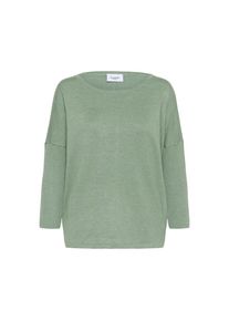 Saint Tropez Rundhalspullover &raquo;A2561, MilaSZ R-Neck&laquo; Feinstrick mit Viskose, Casual Fit gr&uuml;n, Gr&ouml;&szlig;e XS