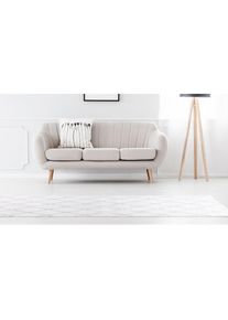 Calo-deluxe Teppich &raquo;Jardan-2000&laquo; rechteckig 20 mm H&ouml;he besonders weich durch Microfaser, Rauten-Design