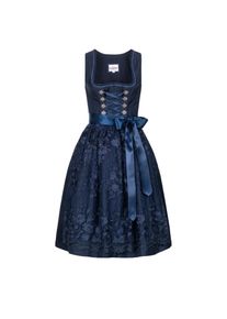 N&uuml;bler N&uuml;bler Dirndl &raquo;Dirndl midi Gloria&laquo; blau, Gr&ouml;&szlig;e 46