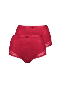 LISCA Taillenslip &raquo;2er Pack Damen Taillenslip Evelyn&laquo; Spar-Pack rot, Gr&ouml;&szlig;e 48