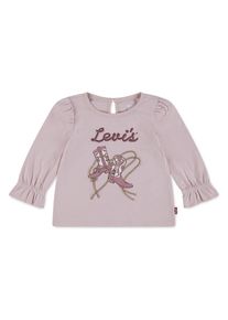 Levi's Kids Langarmshirt &raquo;LVG LS KNOT FRONT KNIT TEE&laquo; im Western-Look, for Girls rosa, Gr&ouml;&szlig;e 36M (98)