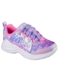 Skechers Slip-On Sneaker &raquo;DREAM RACER&laquo; Blink,-Klettschuh mit Herz-Applikation, Gr&ouml;&szlig;enschablone zum Download lila, Gr&ouml;&szlig;e 31