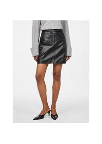 Y.A.S Lederrock &raquo;YASLYMA HMW LEATHER SKIRT NOOS&laquo; schwarz, Gr&ouml;&szlig;e XXL (44)