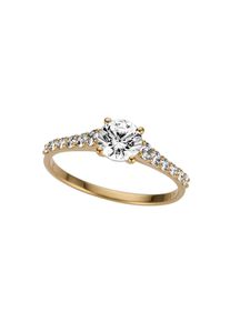 Firetti Goldring &raquo;Schmuck Geschenk Gold 333 Damenring Goldring&laquo; mit Zirkonia (synth.) goldfarben, Gr&ouml;&szlig;e 18