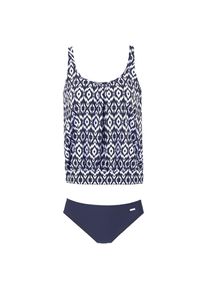Lascana Oversize-Tankini im trendigen Ethno-Design blau, Gr&ouml;&szlig;e 38