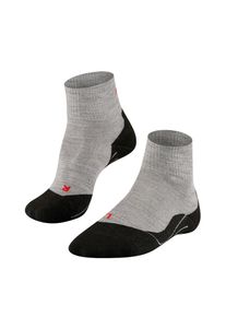 Falke Wandersocken &raquo;TK5 Wander Short&laquo; leicht und bequem f&uuml;r Freizeitwanderungen, atmungsaktiv grau, Gr&ouml;&szlig;e 39-41