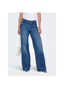Only High-waist-Jeans &raquo;ONLMADISON HW BUTTON WIDE DNM GEN769NOOS&laquo; blau, Gr&ouml;&szlig;e 31