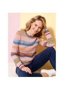 Classic Basics Rundhalspullover &raquo;Langarm-Pullover&laquo; blau, Gr&ouml;&szlig;e 54