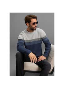 MAN'S WORLD Man's World Rundhalspullover &raquo;Neue Kollektion! Highlight angesagte Streifen-Optik&laquo; melierter Streifen, weicher Griff, Perfekt f&uuml;r die k&auml;ltere 