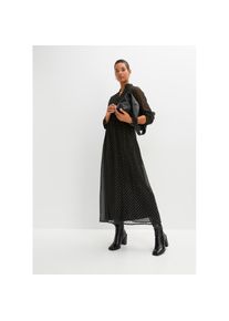 bonprix Maxikleid schwarz, Gr&ouml;&szlig;e 46