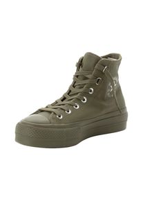 Converse Sneaker &raquo;CHUCK TAYLOR ALL STAR LIFT PLATFORM LEATHER&laquo; silberfarben, Gr&ouml;&szlig;e 42