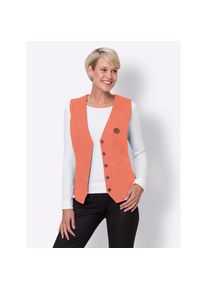 Classic Basics Jeansweste orange, Gr&ouml;&szlig;e 40