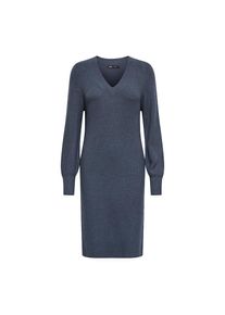 Only Strickkleid &raquo;ONLKATIA LS V-NECK DRESS NCA KNT&laquo; blau, Gr&ouml;&szlig;e XL
