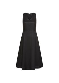 BOSS Orange A-Linien-Kleid &raquo;Dasico Premium Damenmode&laquo; in Ramie-Qualit&auml;t schwarz, Gr&ouml;&szlig;e 34
