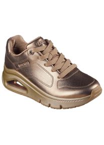 Skechers Sneaker &raquo;UNO ICON - LUSTROUS AIR&laquo; Keilsneaker, Plateausneaker, Schn&uuml;rschuh im Metallic Look