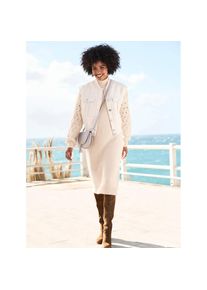 Heine Kurzweste beige, Gr&ouml;&szlig;e 34