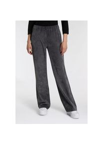 MAC Cordhose &raquo;CHIARA&laquo; mit weitem Bein grau, Gr&ouml;&szlig;e 38