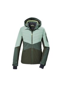 Killtec Skijacke &raquo;KSW 34 WMN SKI JCKT&laquo; Atmungsaktive, winddichte Damenjacke mit 10.000 mm Wassers&auml;ule gr&uuml;n, Gr&ouml;&szlig;e 44