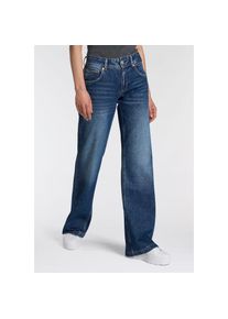 Herrlicher 5-Pocket-Jeans &raquo;Edna Denim&laquo; Flared Fit mit mittlerer Leibh&ouml;he blau, Gr&ouml;&szlig;e 33