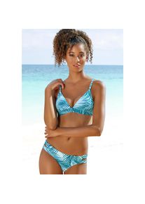 active by Lascana LASCANA ACTIVE Triangel-Bikini-Top &raquo;Coal&laquo; in Bralette-Form blau, Gr&ouml;&szlig;e 38