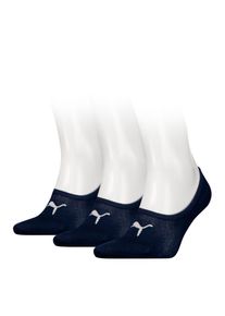 Puma F&uuml;&szlig;linge &raquo; UNISEX FOOTIE 3P&laquo; 3 Paar, 3 Stk. tlg. NoShow Socks, atmungsaktiv, elastisches B&uuml;ndchen blau, Gr&ouml;&szlig;e 39-42