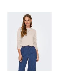 Jacqueline de Yong JDY Rundhalspullover &raquo;MALOU L/S ON BUTTON PULLOVER KNT NOOS&laquo; beige, Gr&ouml;&szlig;e XS