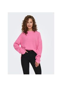 Only Rundhalspullover &raquo;ONLLUNA LS O-NECK PULLOVER KNT NCA&laquo; pink, Gr&ouml;&szlig;e S