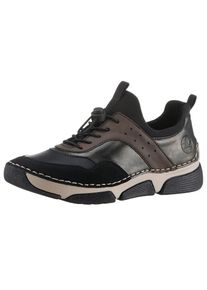 Rieker Slip-On Sneaker , Schlupfschuh, Freizeitschuh, Halbschuh mit Schnellverschluus braun, Gr&ouml;&szlig;e 36