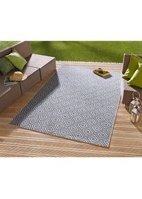 Hanse Home Teppich &raquo;Karo&laquo; rechteckig 8 mm H&ouml;he In- & Outdoor, L&auml;ufer, Wetterfest, Raute, Balkon, Garten, Flur