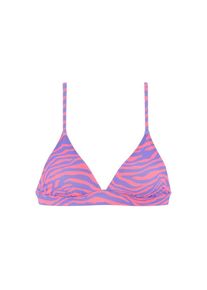 Venice Beach Triangel-Bikini-Top &raquo;Fjella&laquo; in zweifarbiger Animal-Optik bunt, Gr&ouml;&szlig;e 32