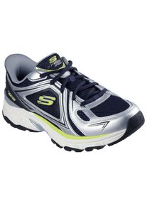 Skechers Slip-On Sneaker &raquo;STAMINA SPORT&laquo; Trainingsschuh, Retro Sneaker mit Slip-ins silberfarben, Gr&ouml;&szlig;e 47,5