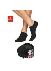 H.I.S. H.I.S Sneakersocken Dose, 8 Paar tlg. in der Geschenkdose schwarz, Gr&ouml;&szlig;e 39-42